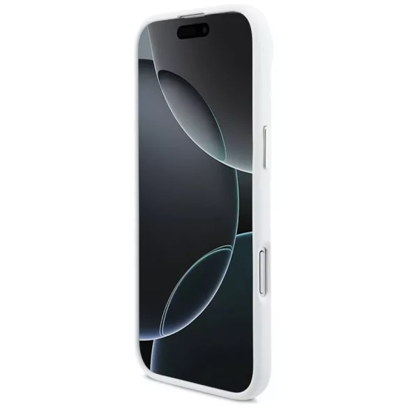 BMW M szilikon vízszintes vonalú MagSafe tok iPhone Airhez Fehér