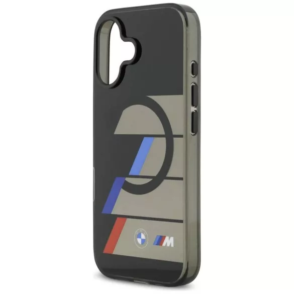 BMW M IML fém gombok tricolor Lines MagSafe tok iPhone 17 fekete