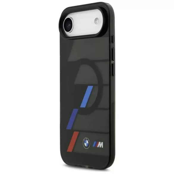 BMW M IML fém gombok trikolor vonalak MagSafe Case iPhone Air fekete