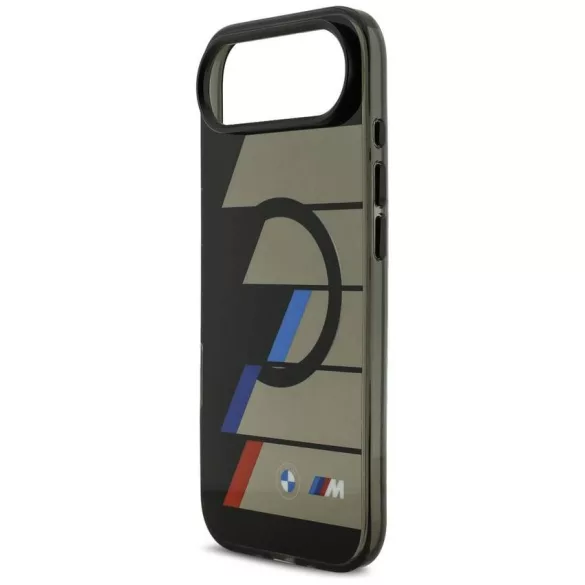 BMW M IML fém gombok trikolor vonalak MagSafe Case iPhone Air fekete