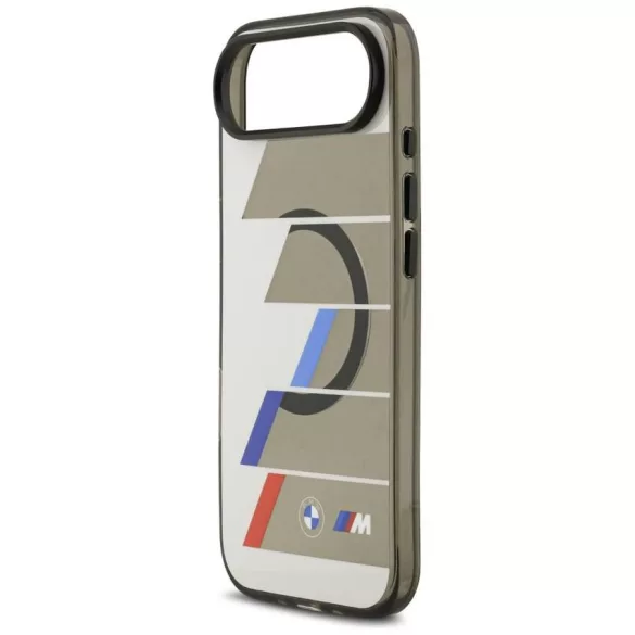 BMW M IML fém gombok trikolor vonalak MagSafe tok iPhone Air antracit
