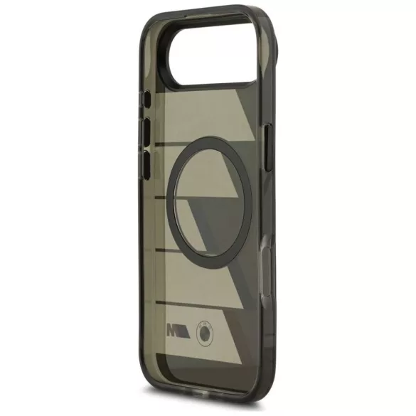 BMW M IML fém gombok trikolor vonalak MagSafe tok iPhone Air antracit