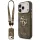 Guess 4G Big 4G Classic Logo Big Strap Metal Buttons tok iPhone 17 Pro – barna