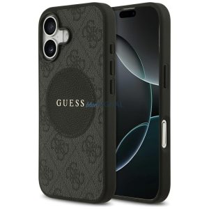 Tojás Guess 4G Circle Classic Logo MagSafe iPhone 17 fekete