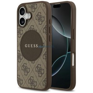 tok Guess 4G Circle Classic Logo MagSafe tok iPhone 17 barna