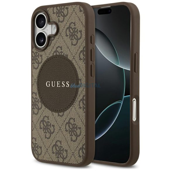 tok Guess 4G Circle Classic Logo MagSafe tok iPhone 17 barna