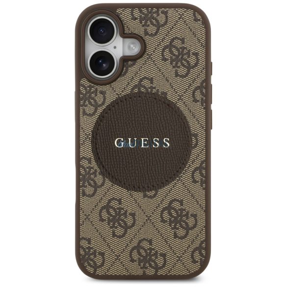tok Guess 4G Circle Classic Logo MagSafe tok iPhone 17 barna