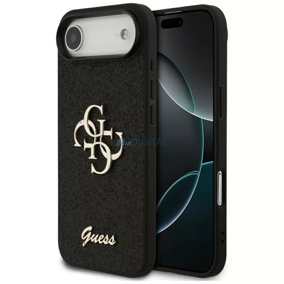 Guess Fixed Glitter Big 4G tok iPhone Air készülékhez fekete