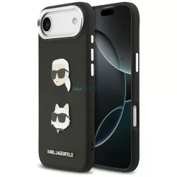   Karl Lagerfeld őszi-téli kollekció: Karl & Choupette mintás tűk és logós tok iPhone Air, fekete