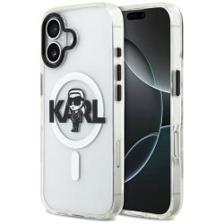   Karl Lagerfeld IML Karl Sketch Logo MagSafe tok iPhone 17 Tiszta