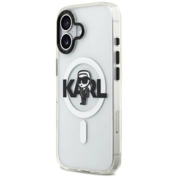 Karl Lagerfeld IML Karl Sketch Logo MagSafe tok iPhone 17 Tiszta
