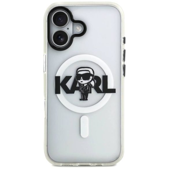 Karl Lagerfeld IML Karl Sketch Logo MagSafe tok iPhone 17 Tiszta