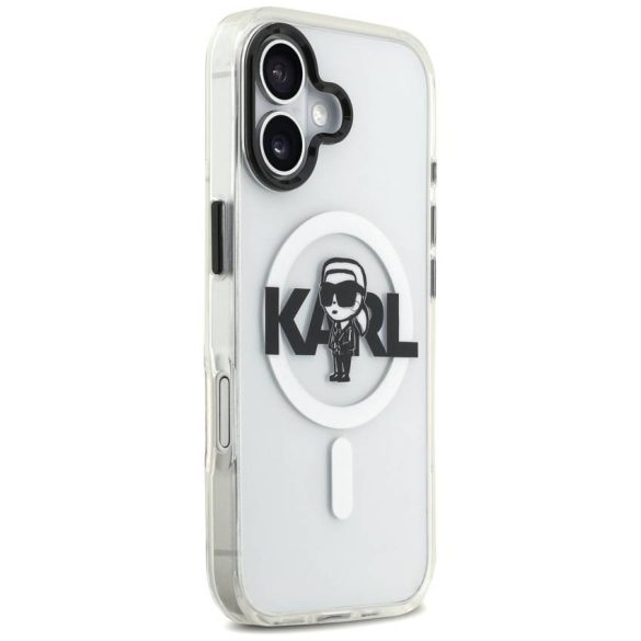 Karl Lagerfeld IML Karl Sketch Logo MagSafe tok iPhone 17 Tiszta