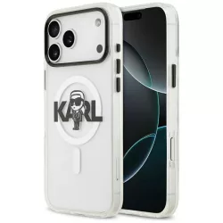   Karl Lagerfeld IML Karl Sketch Logo MagSafe tok iPhone 17 Pro Max számára Tiszta