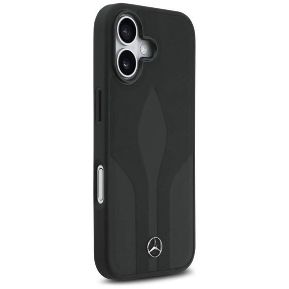 Mercedes Leather The Move MagSafe tok iPhone 17 fekete