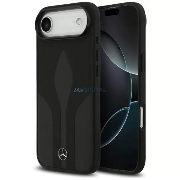 tok Mercedes Leather The Move MagSafe iPhone Air készülékhez fekete