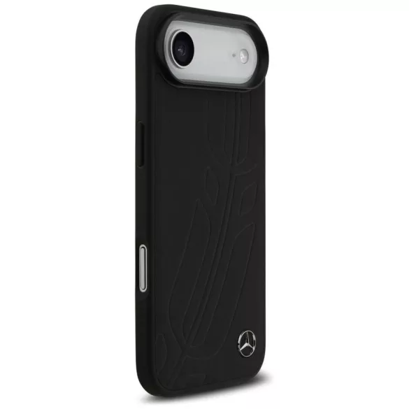 Mercedes bőr nagy Laurel Leave MagSafe tok iPhone Air fekete