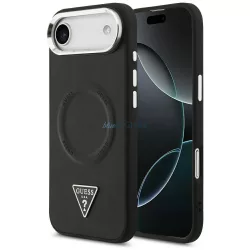 Guess Triangle Logo MagSafe tok iPhone Air, fekete