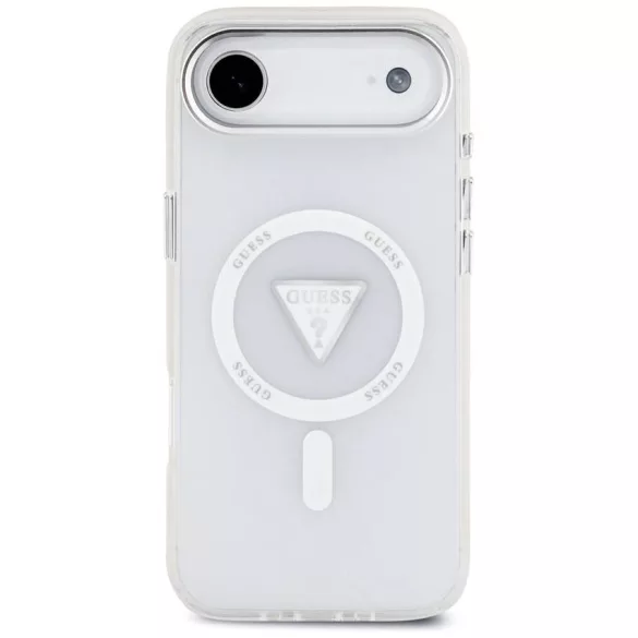 tok Guess IML Gradient Triangle Logo MagSafe iPhone Airhez átlátszó