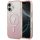 Tojás Guess IML Gradient Triangle Logo MagSafe iPhone 17 rózsaszín