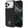 Guess tok Guess Glitter háromszög logó MagSafe iPhone 17 Pro Max-hoz fekete