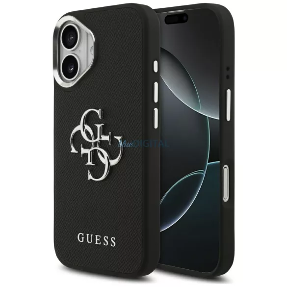 tok Guess szemcsés Big 4G Classic Logo iPhone 17 fekete