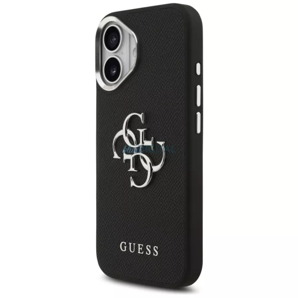 tok Guess szemcsés Big 4G Classic Logo iPhone 17 fekete