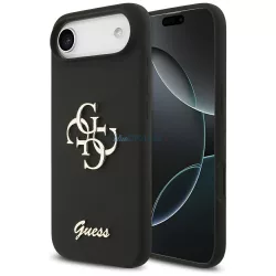 Guess szilikon „Big 4G Script” tok iPhone Air, fekete