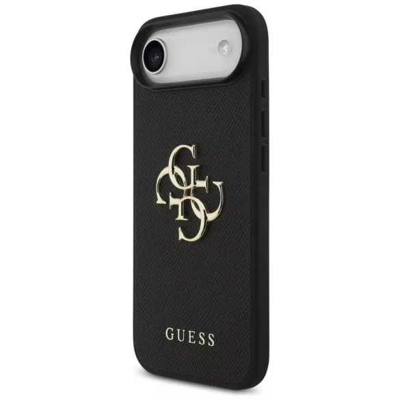 Guess szemcsés Big 4G & Classic Logo tok iPhone Air fekete