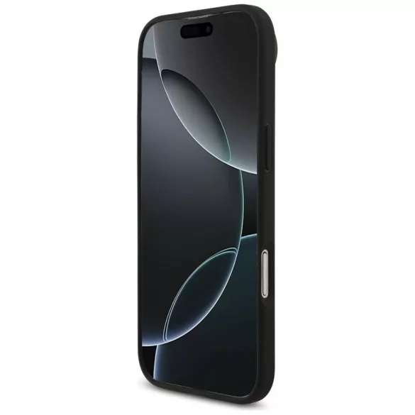 Guess szemcsés Big 4G & Classic Logo tok iPhone Air fekete