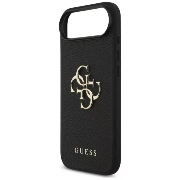 Guess szemcsés Big 4G & Classic Logo tok iPhone Air fekete
