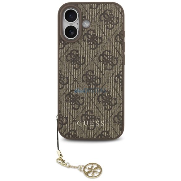 Guess 4G Charms Collection MagSafe tok iPhone 17 barna színűre