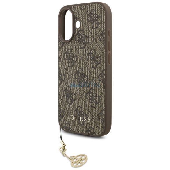 Guess 4G Charms Collection MagSafe tok iPhone 17 barna színűre