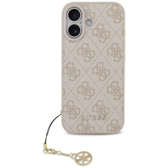 Guess 4G Charms Collection MagSafe tok iPhone 17 rózsaszínűhöz