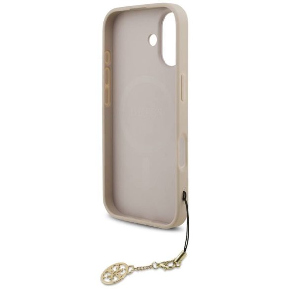 Guess 4G Charms Collection MagSafe tok iPhone 17 rózsaszínűhöz