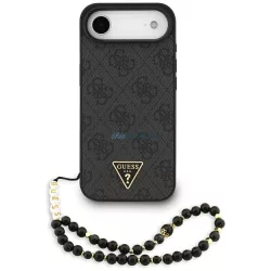   Guess 4G Strap Triangle Logo MagSafe tok iPhone 17 Air - fekete
