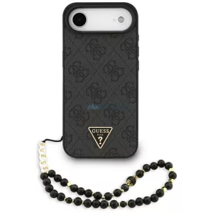 Guess 4G Strap Triangle Logo MagSafe tok iPhone 17 Air - fekete