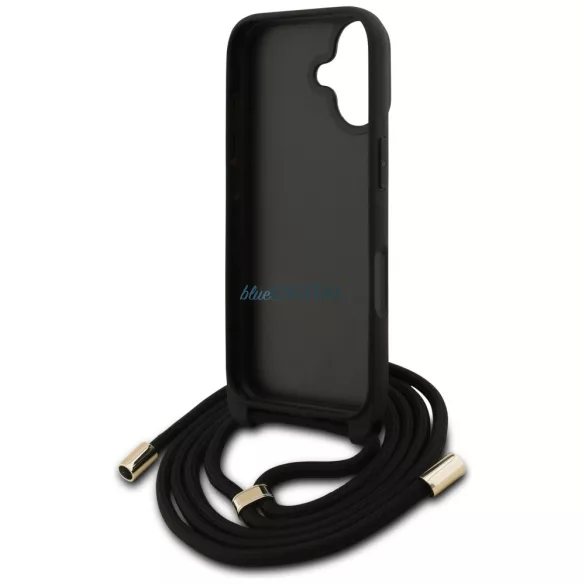 Guess GUHCP17SP4GMGCRW 4G Big Logo Cord Stap Crossbody nyakpántos tok iPhone 17 - barna