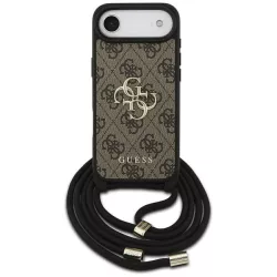   Tojás Guess 4G nagy logós zsinórtartó tok keresztbe iPhone Air barna