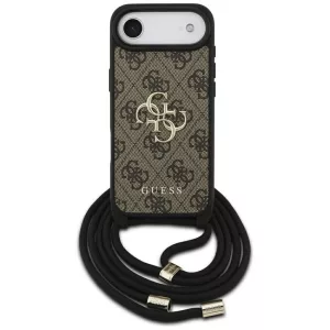 Tojás Guess 4G nagy logós zsinórtartó tok keresztbe iPhone Air barna