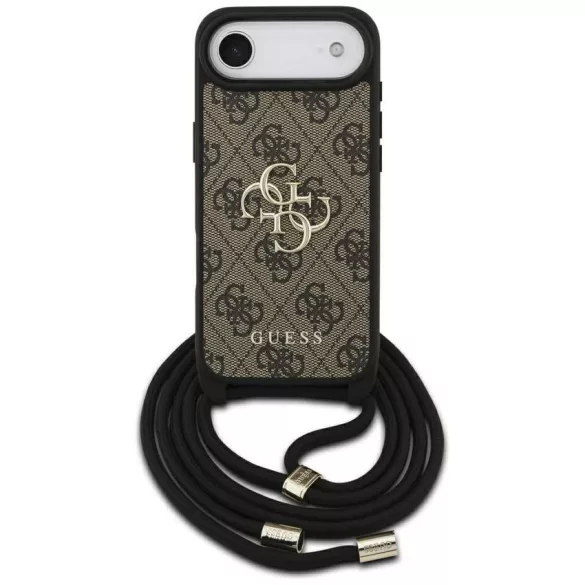 Tojás Guess 4G nagy logós zsinórtartó tok keresztbe iPhone Air barna