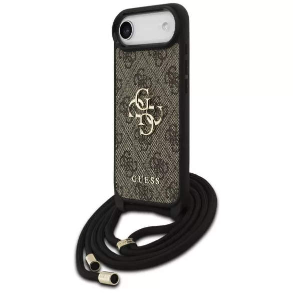 Tojás Guess 4G nagy logós zsinórtartó tok keresztbe iPhone Air barna