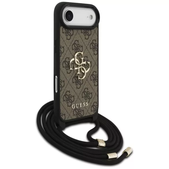 Tojás Guess 4G nagy logós zsinórtartó tok keresztbe iPhone Air barna