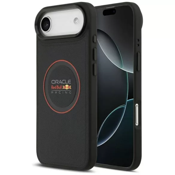 Red Bull tok Red Bull hálós piros gyűrű és fémgombok MagSafe iPhone 17 Air tengerészgyalogsághoz
