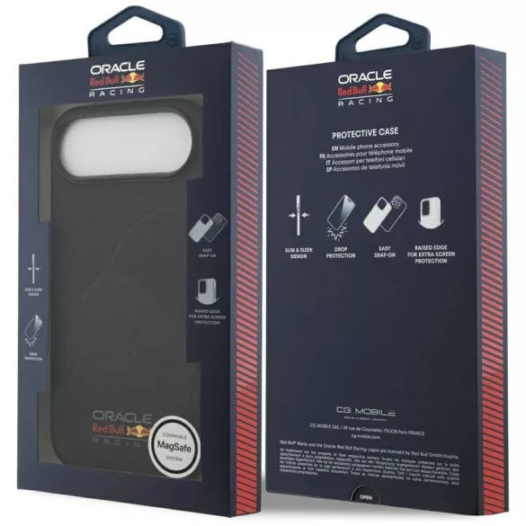 Red Bull tok Red Bull hálós dombornyomott Bull MagSafe iPhone Air navy számára