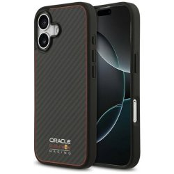 Red Bull Kevlar Logo Matt MagSafe tok iPhone 17 fekete