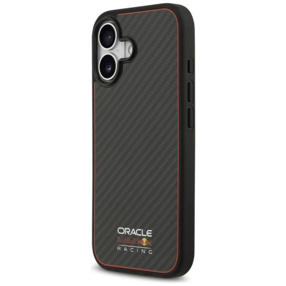 Red Bull Kevlar Logo Matt MagSafe tok iPhone 17 fekete