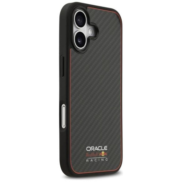 Red Bull Kevlar Logo Matt MagSafe tok iPhone 17 fekete