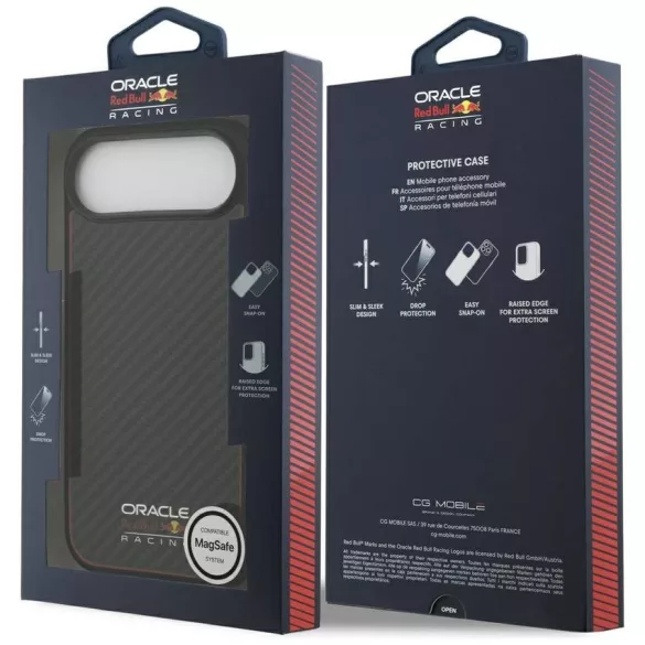 tok Red Bull Kevlar Logo Matt MagSafe tok iPhone Air fekete