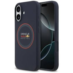   Red Bull szilikon Red Ring MagSafe tok iPhone 17-hez Tengerészkék